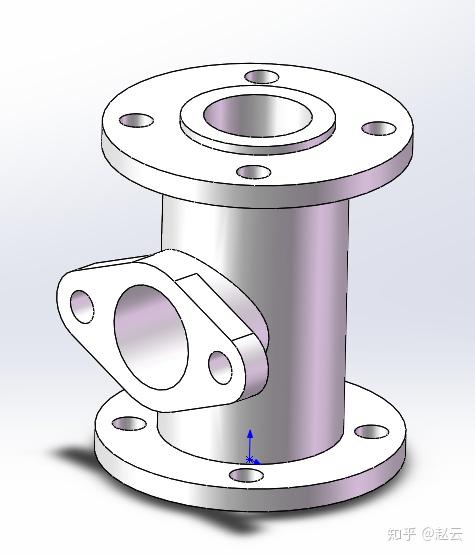 请问有大神告诉我怎么画这个阀体的零件图吗