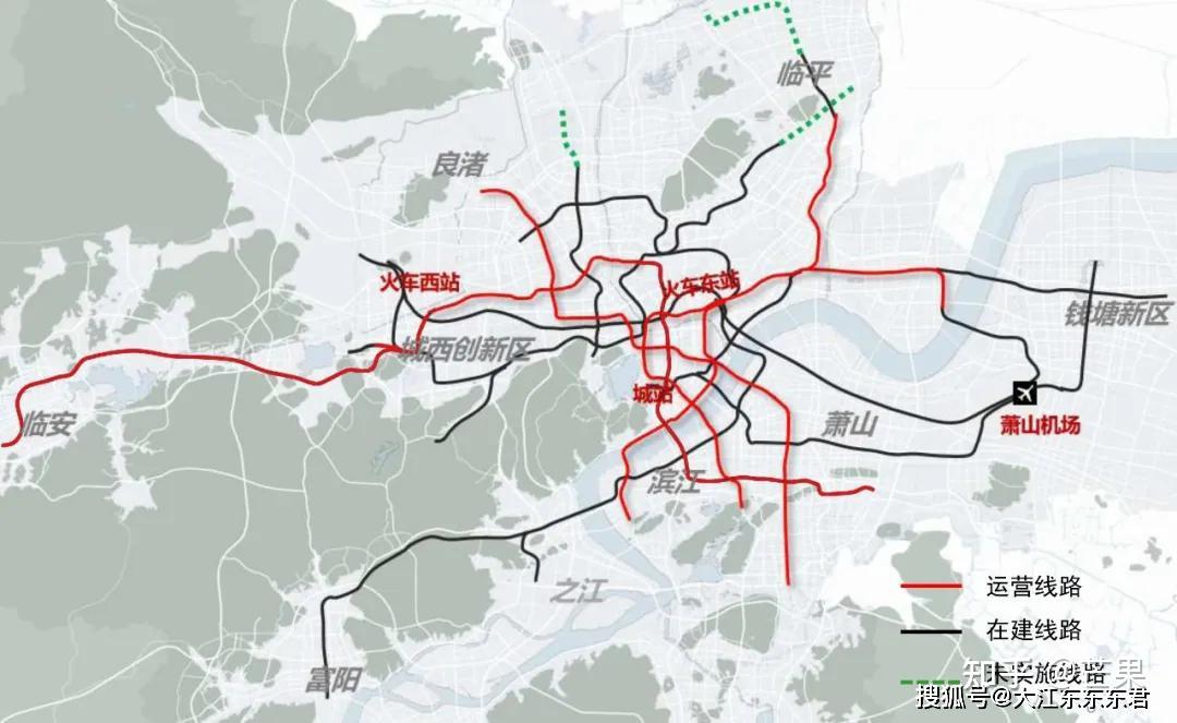 杭州地铁四期建设规划方案171.5km(2022.9) - 知乎