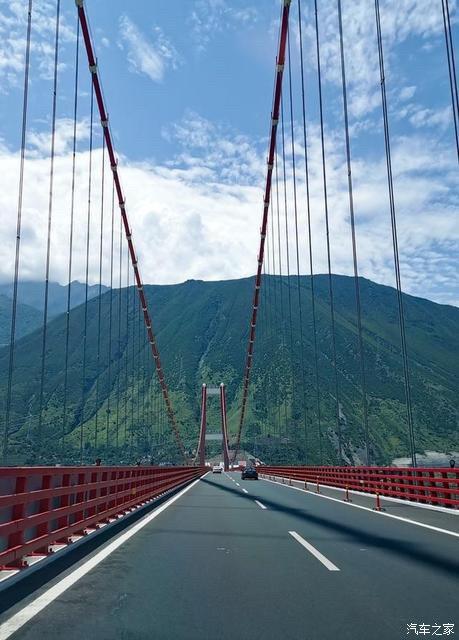 雅江大桥偶遇超会摆拍模特狗狗偶遇超会摆拍模特狗狗网红地标网红地标