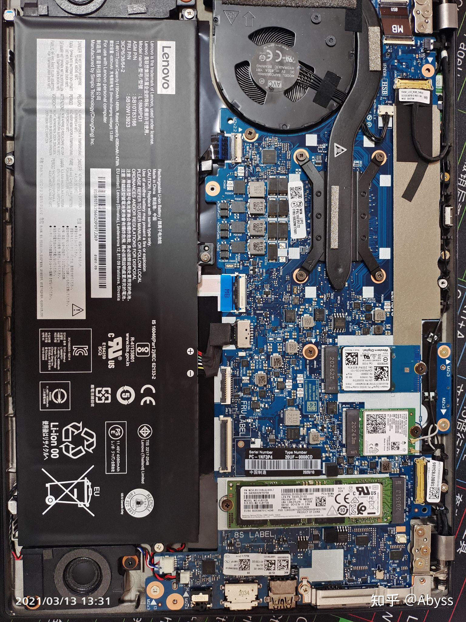 联想thinkpadx13加装固态