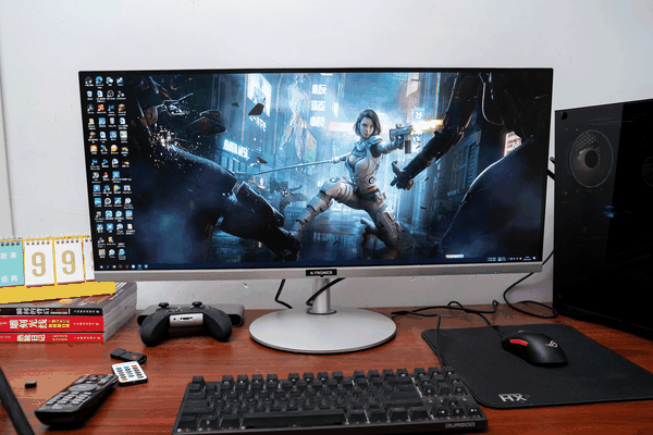 34寸2k带鱼屏还带65w反向充电,香!