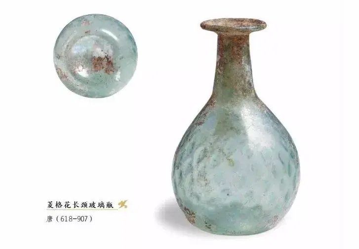 料】☆ 料器 黄料長頸胆瓶 ☆清朝期明黄色料 細工花器清代玻璃