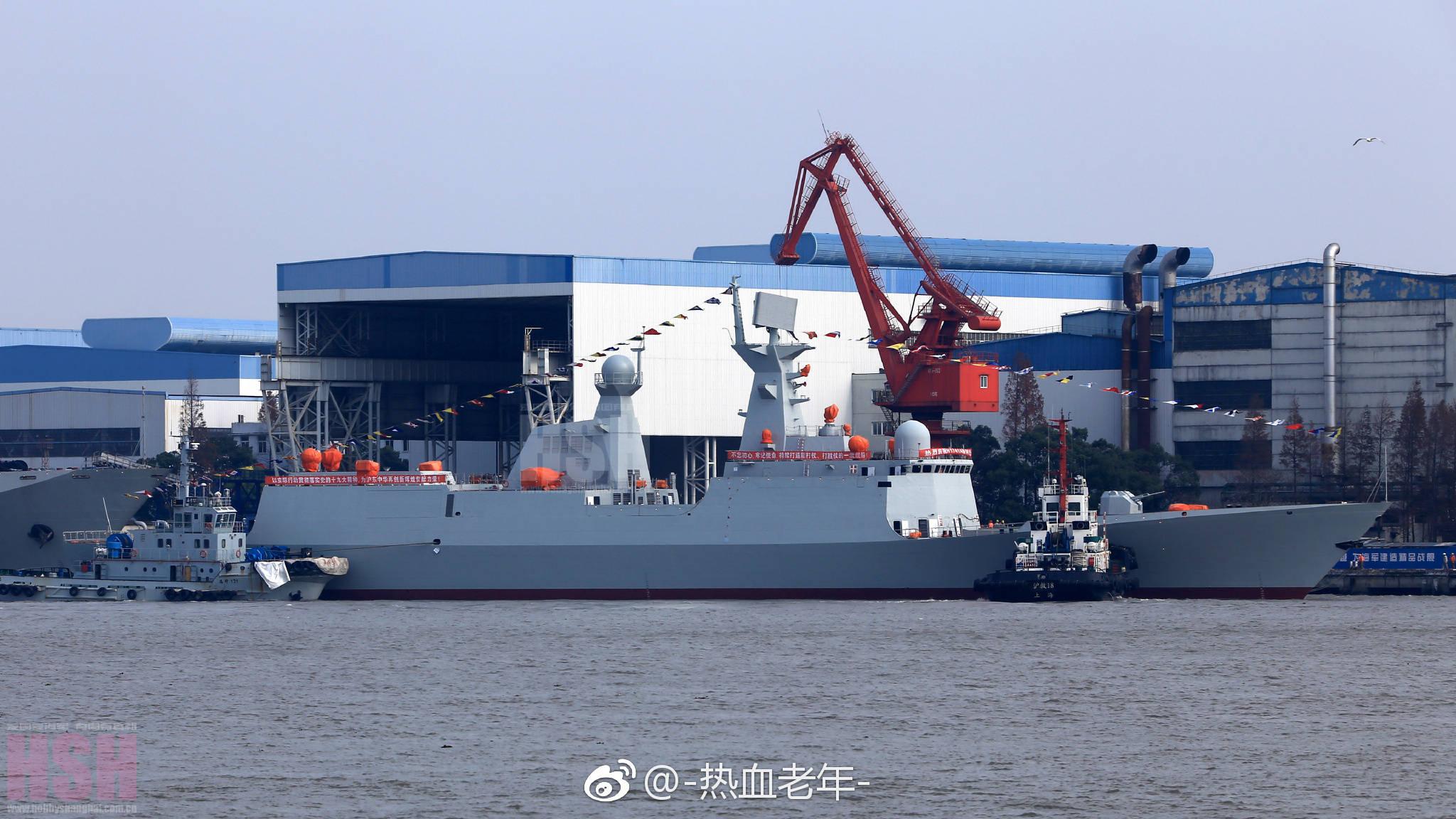 054a型護衛艦按照我國護衛艦在下水一年左右即可服役的規律來看,2017