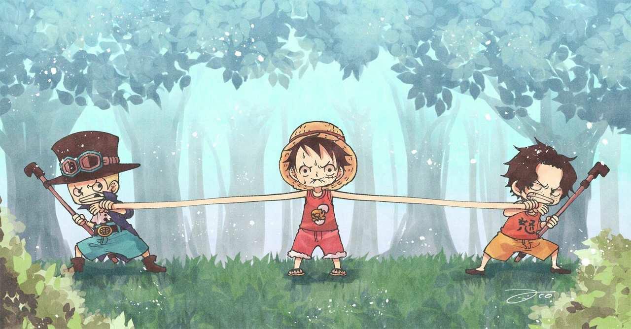 有没有路飞小时候卡哇伊的图片,我都找不到?