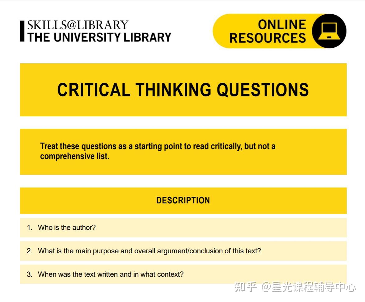 英国留学干货 | 批判性思维(Critical thinking)之批判性写作(Critical writing) - 知乎