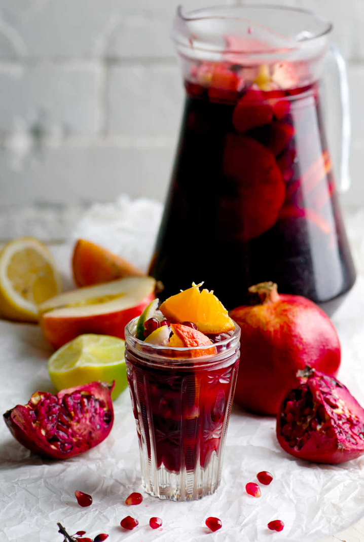 酒言酒语桑格利亚热饮sangriahotdrink