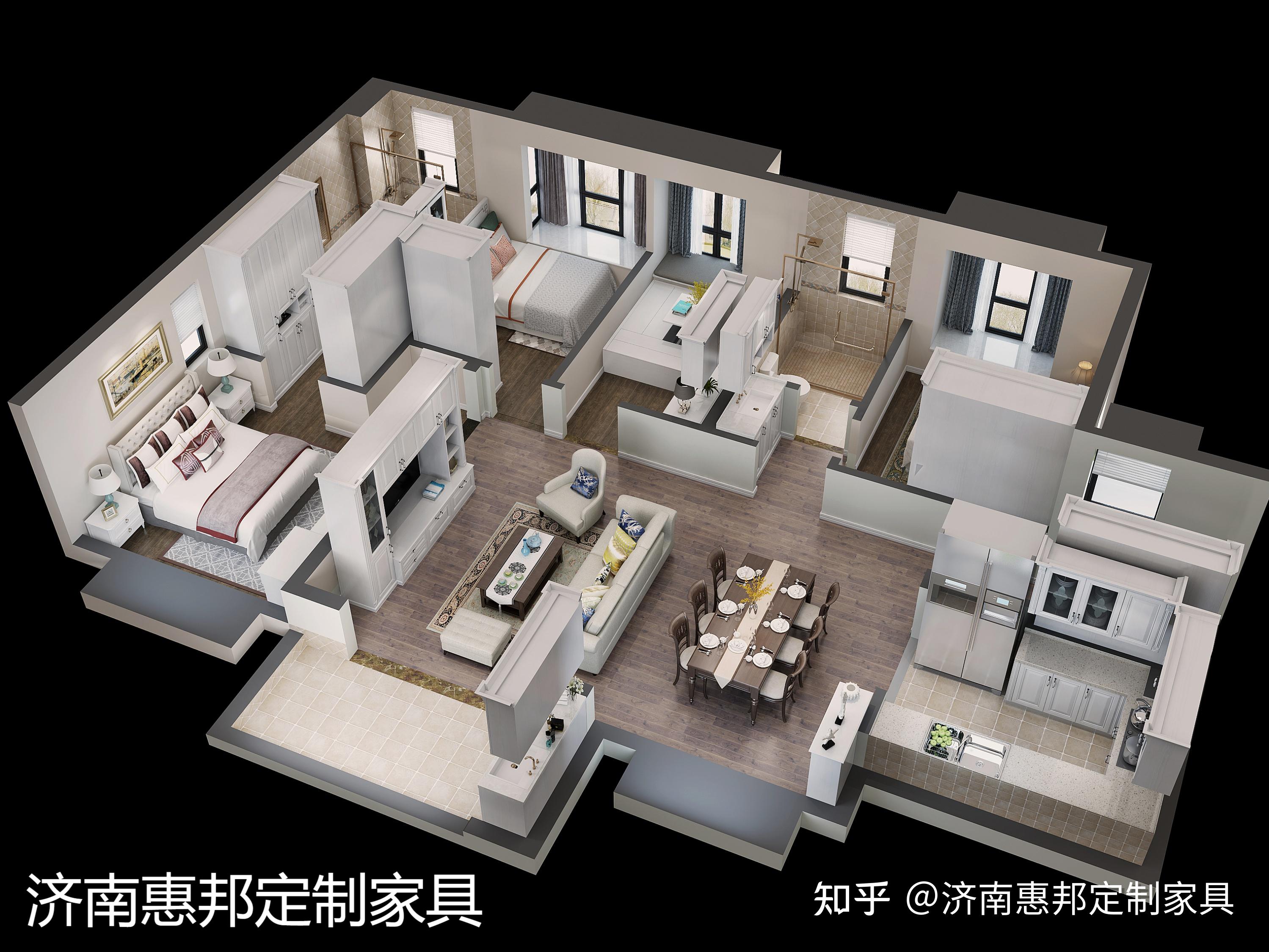 时下流行的n种全屋定制家具设计方案