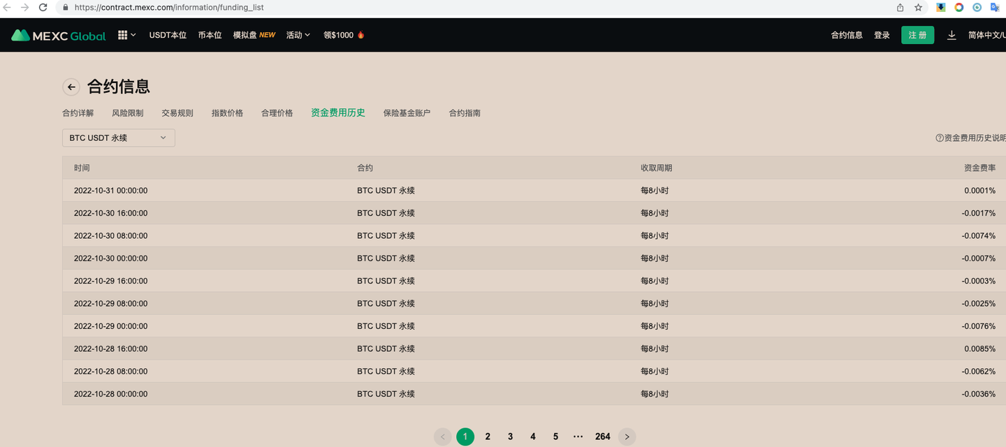金融量化】python爬取MEXC交易所的所有历史资金费率funding rate history - 知乎