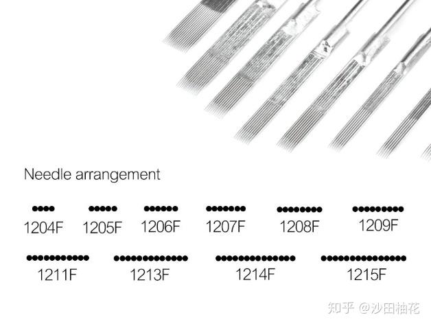 纹身针型号用途图片