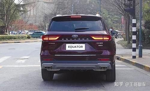 江铃福特equator领裕实车曝光定位7座中大型suv