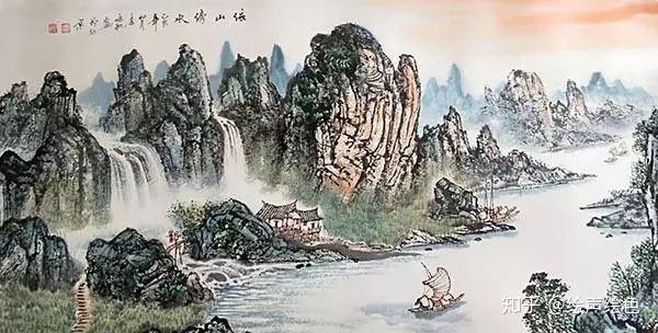 李墨山水画价格图片