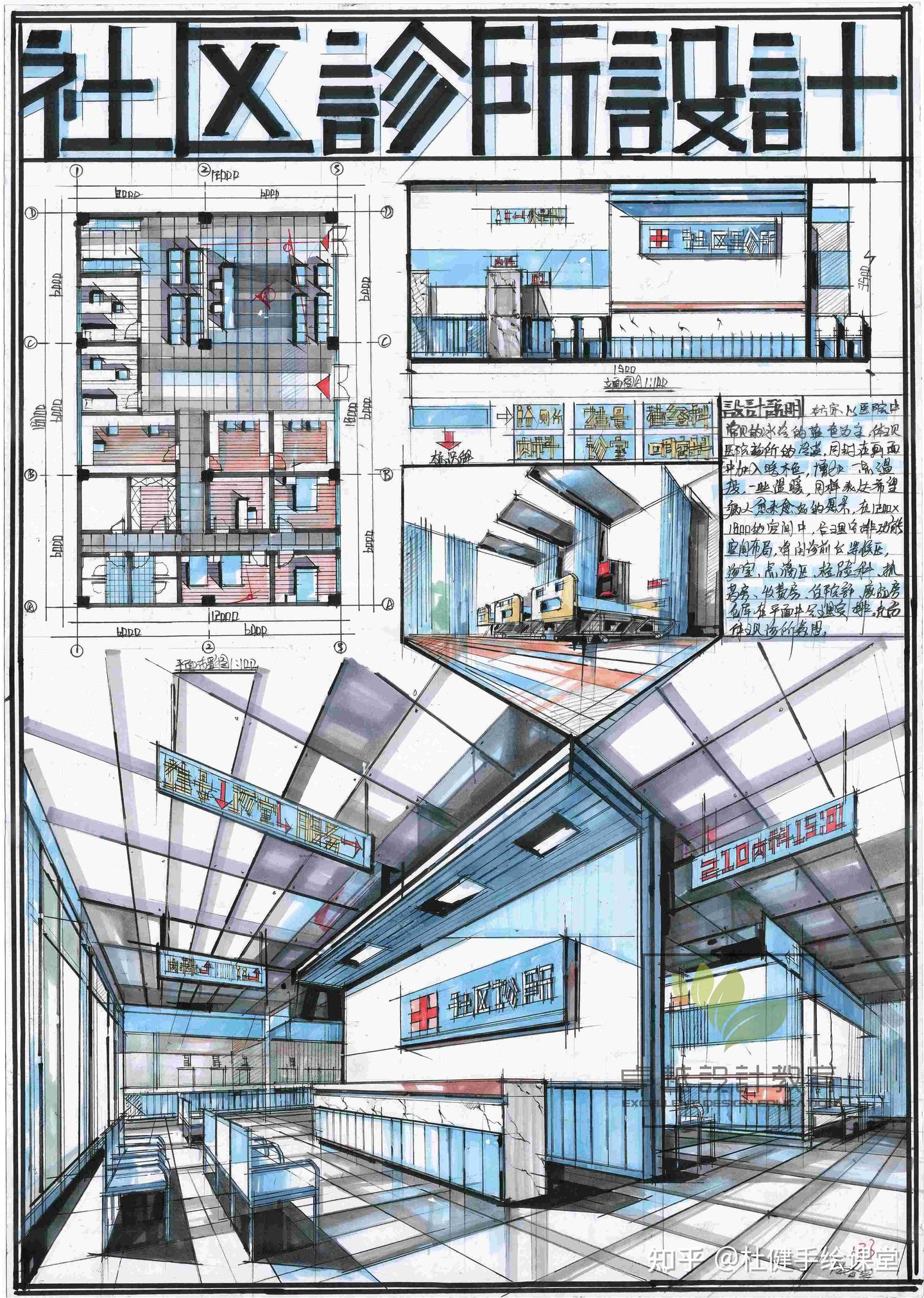 室内考研 | 医疗空间设计 | 学生作品 - 知乎