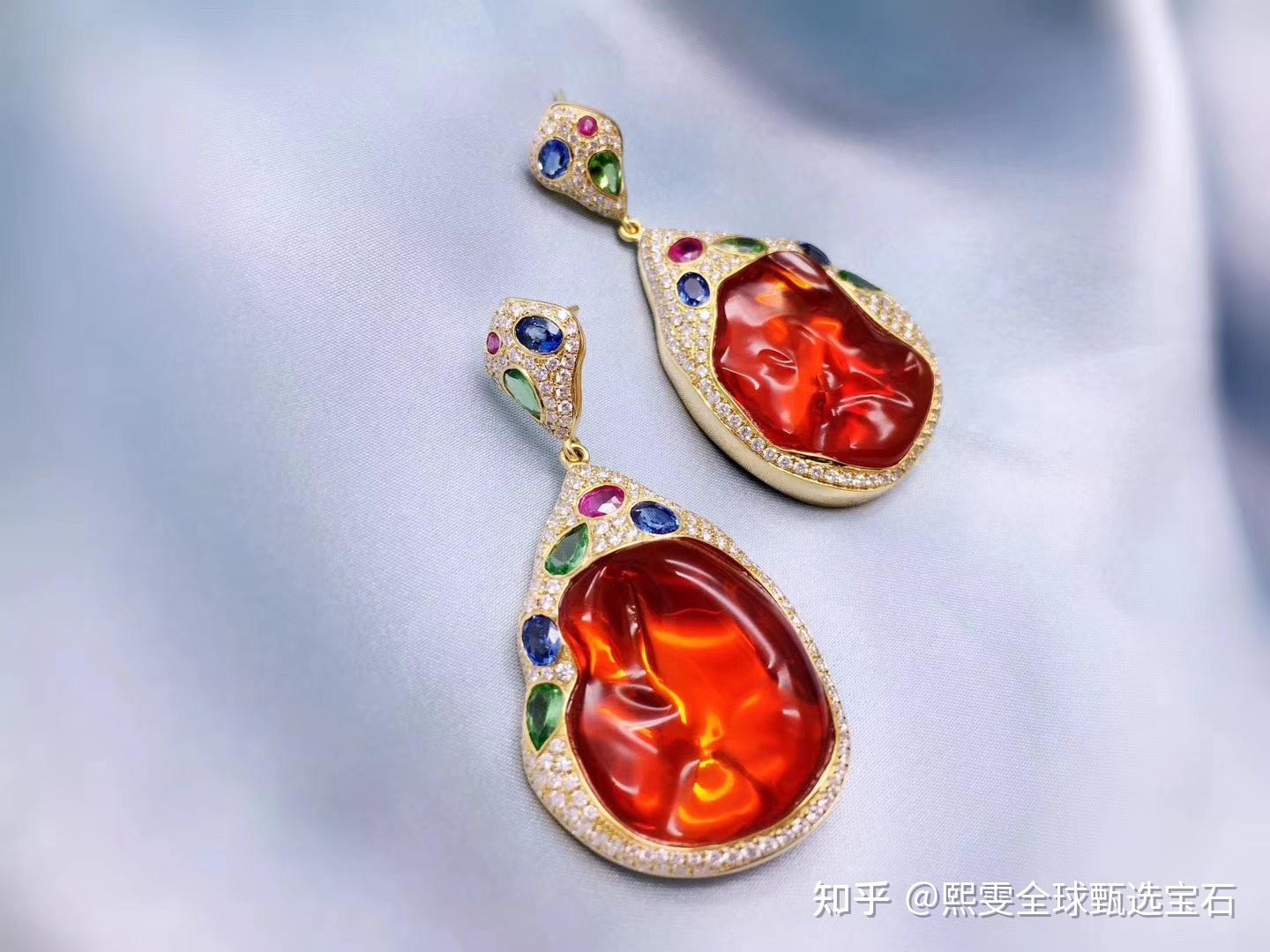 颜值喜庆的墨西哥火欧泊,招财旺运一整年