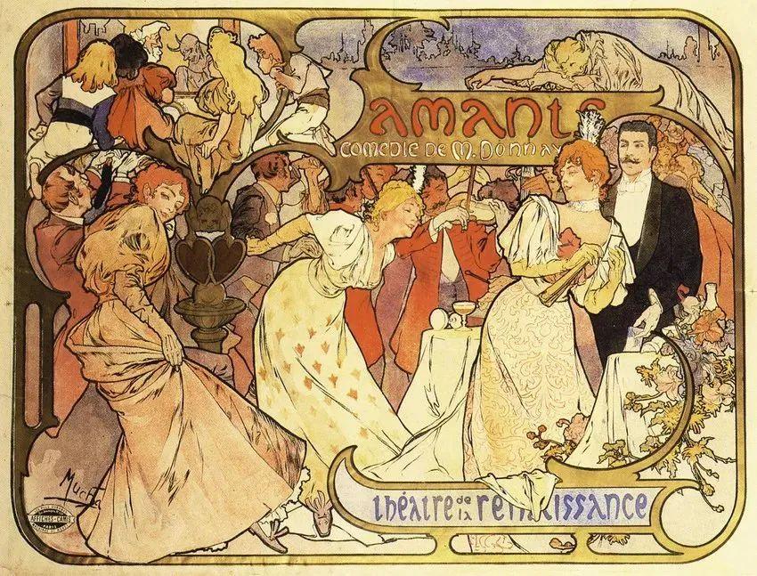 影响插画风格100年的阿尔丰斯·穆夏(Alfons Mucha)? - 知乎