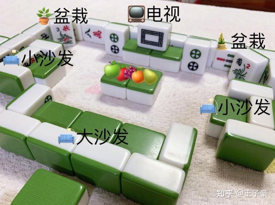 才算是最完美盆栽一定要用带植物的麻将电视机一定要拿白板(图片来源