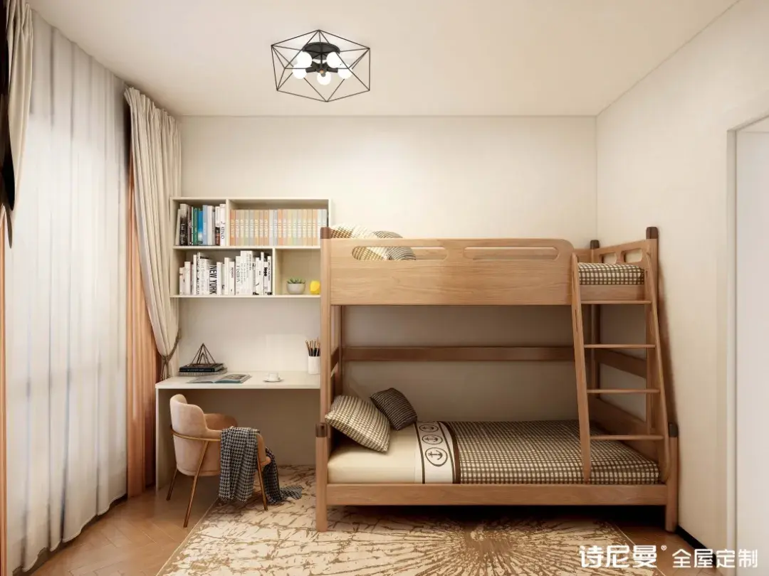 首发 | 8套儿童房装修效果图,这样的房间孩子成绩想考不好都难!