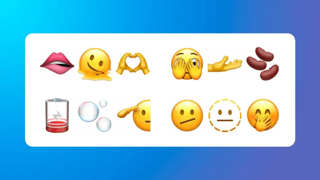 新增 emoji 表情符号