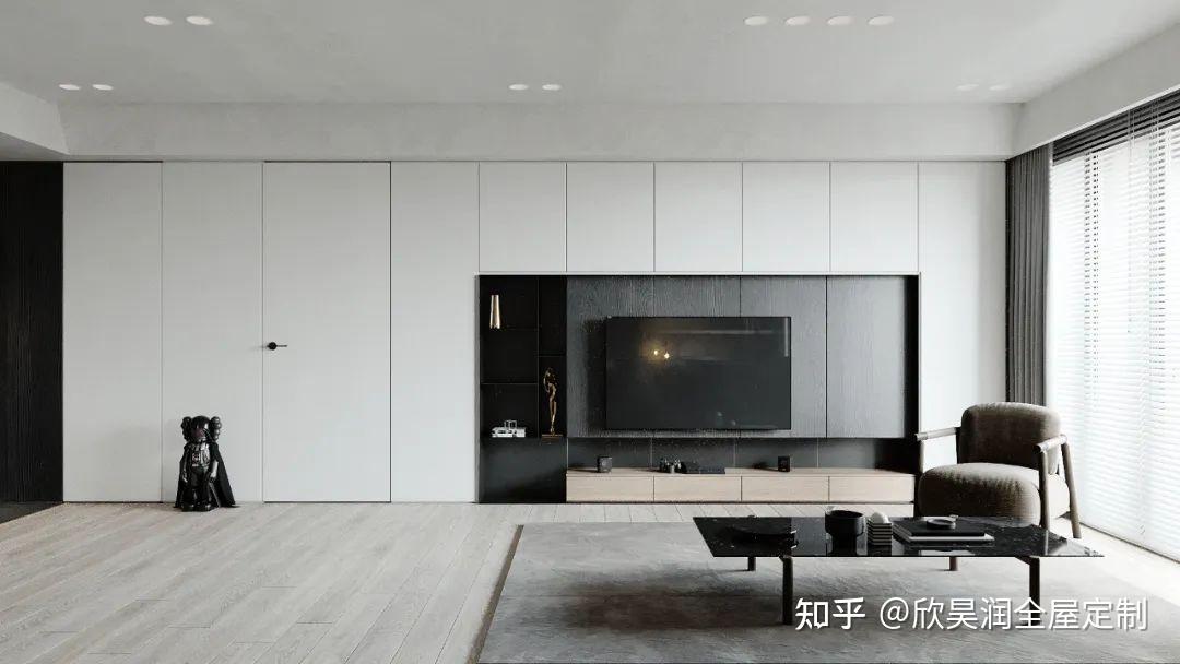 53个瞬间提升客厅档次的电视背景墙案例 - 知乎