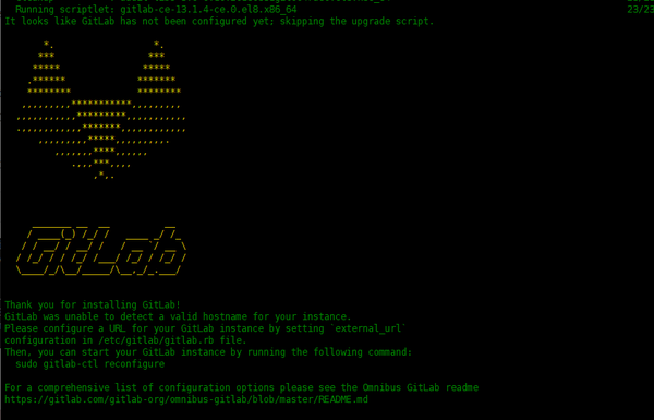 Centos8 GitLab CE centos8-gitlab-ce