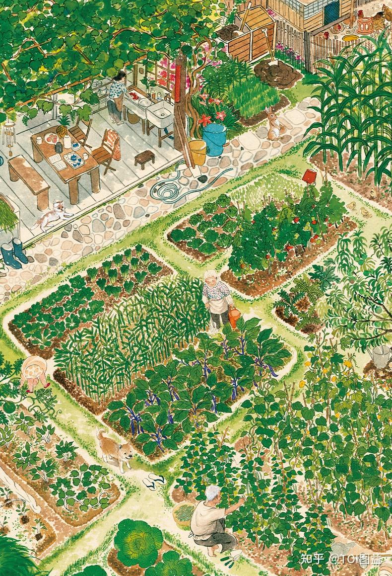 toi图益x皇小小新作外公的菜园子人文风景系列拼图