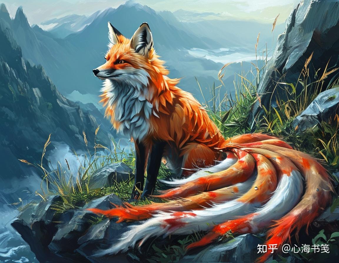 《山海经.海内北经》九尾狐的传说:美丽与诡谲并存 - 知乎