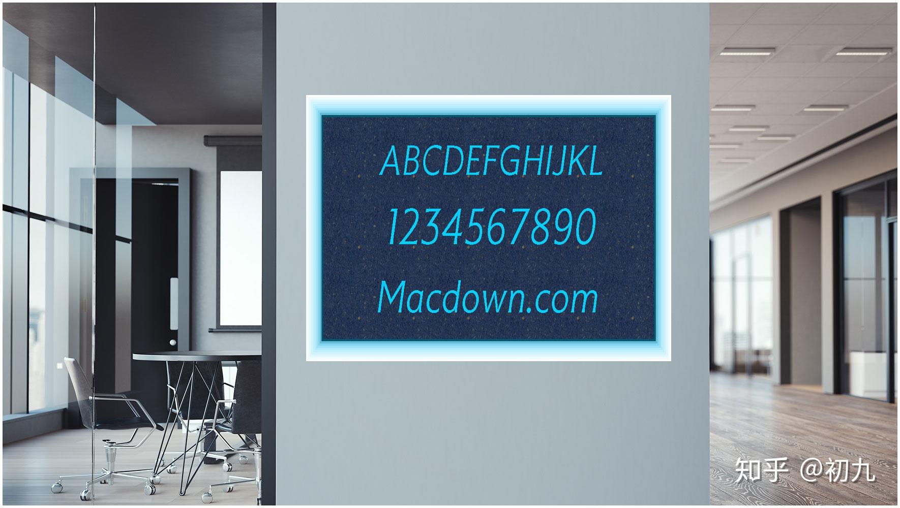 mac传统英文衬线字体