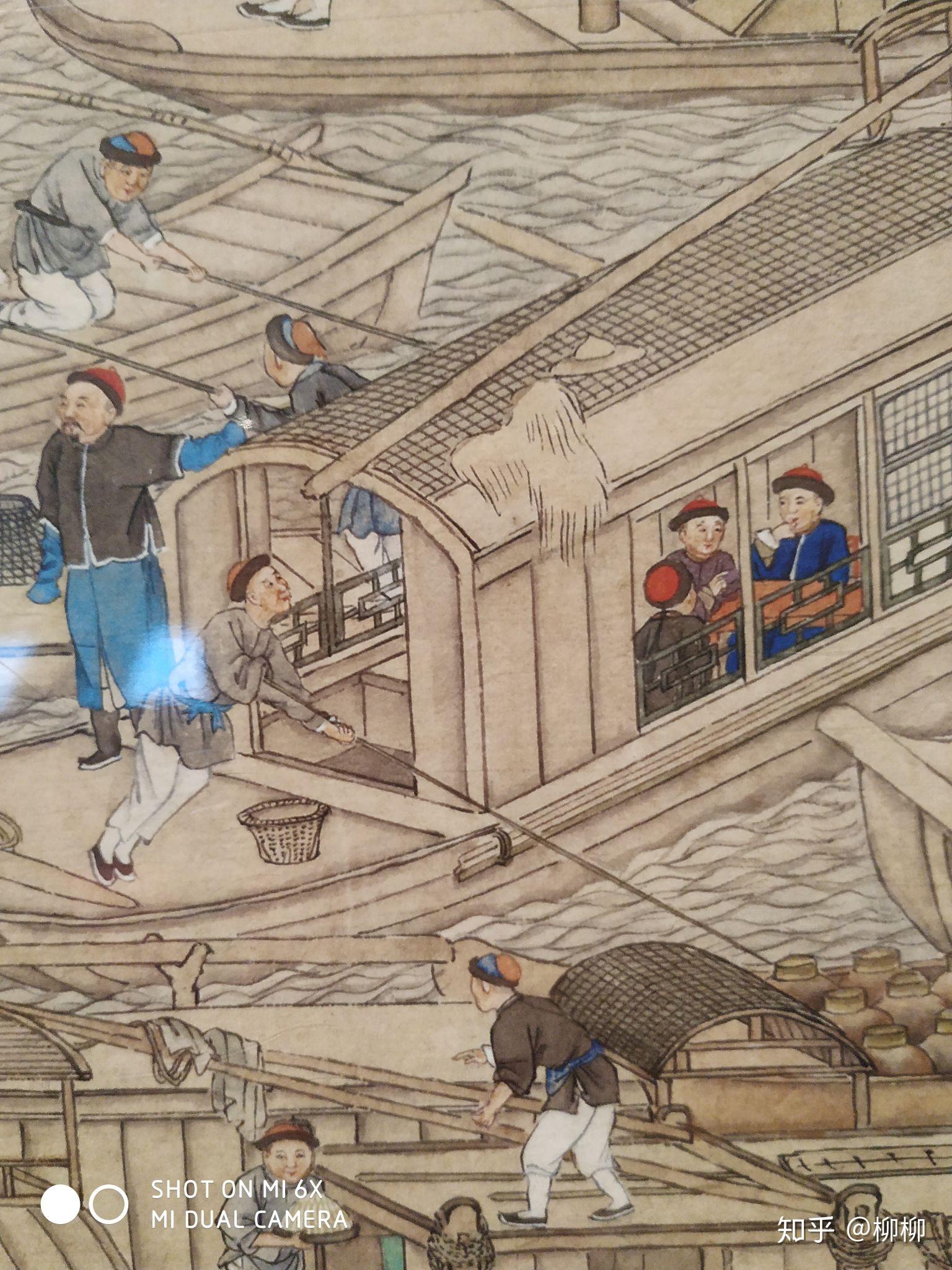 国家博物馆里的乾隆南巡图第六卷真是一幅活生生的江苏风土人情画卷