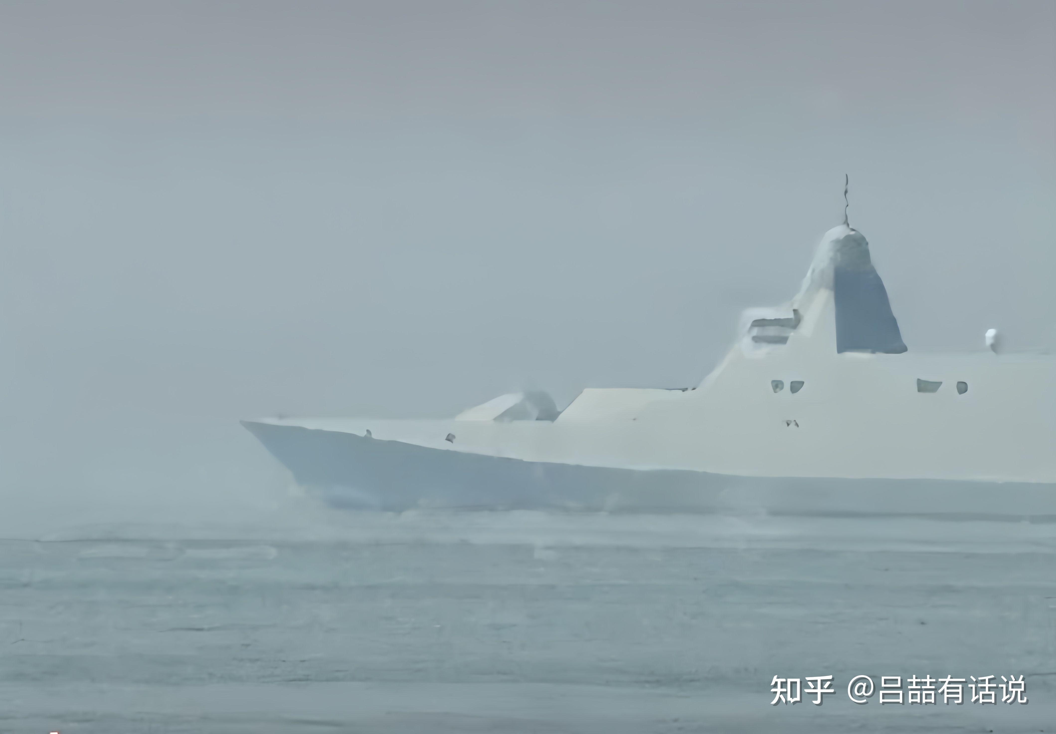 国产隐身战舰海试,造型科幻,遥遥领先美军同类型战舰