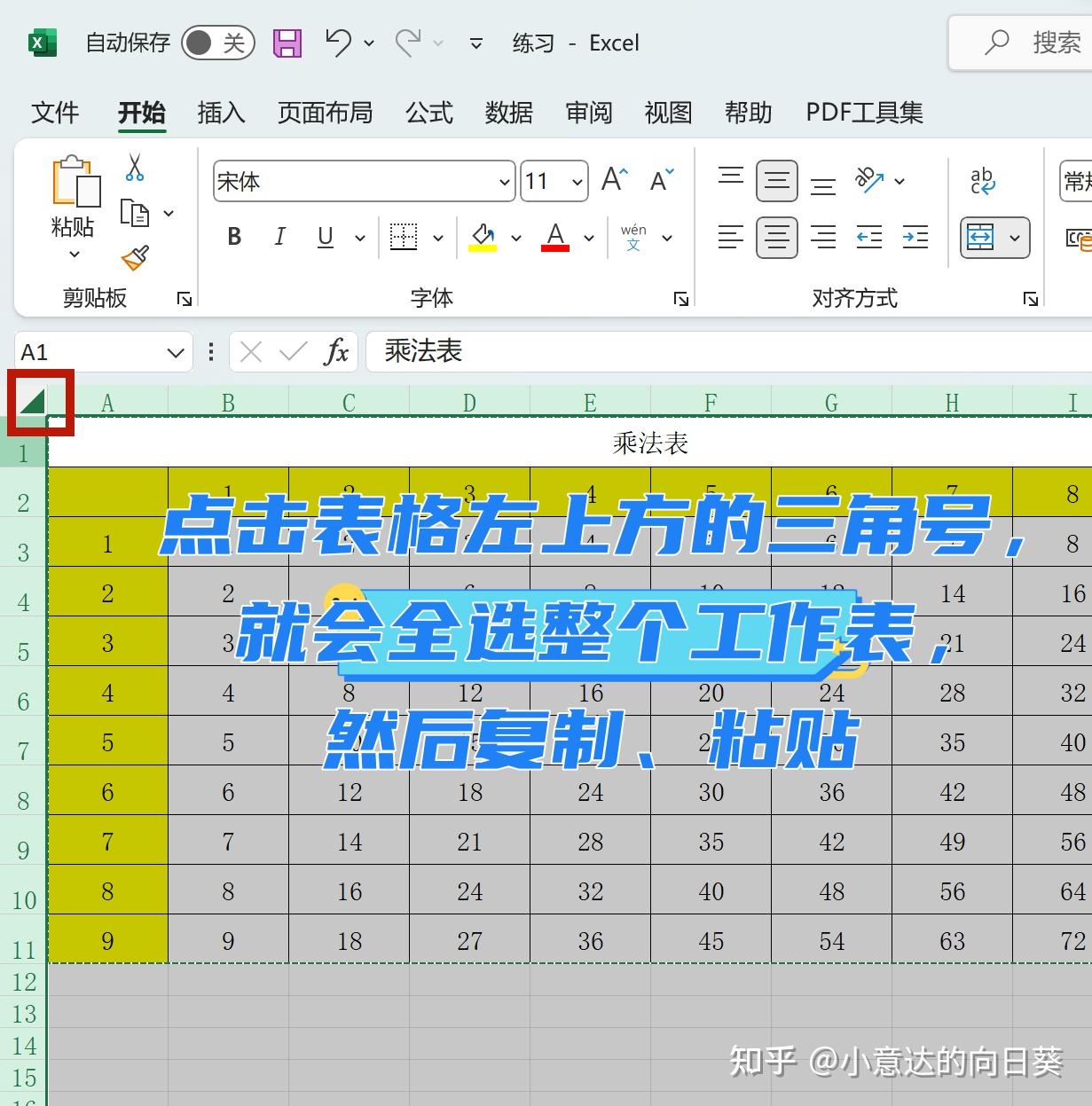 每天学习一点点 Excel 工作表相关技巧 知乎 6547