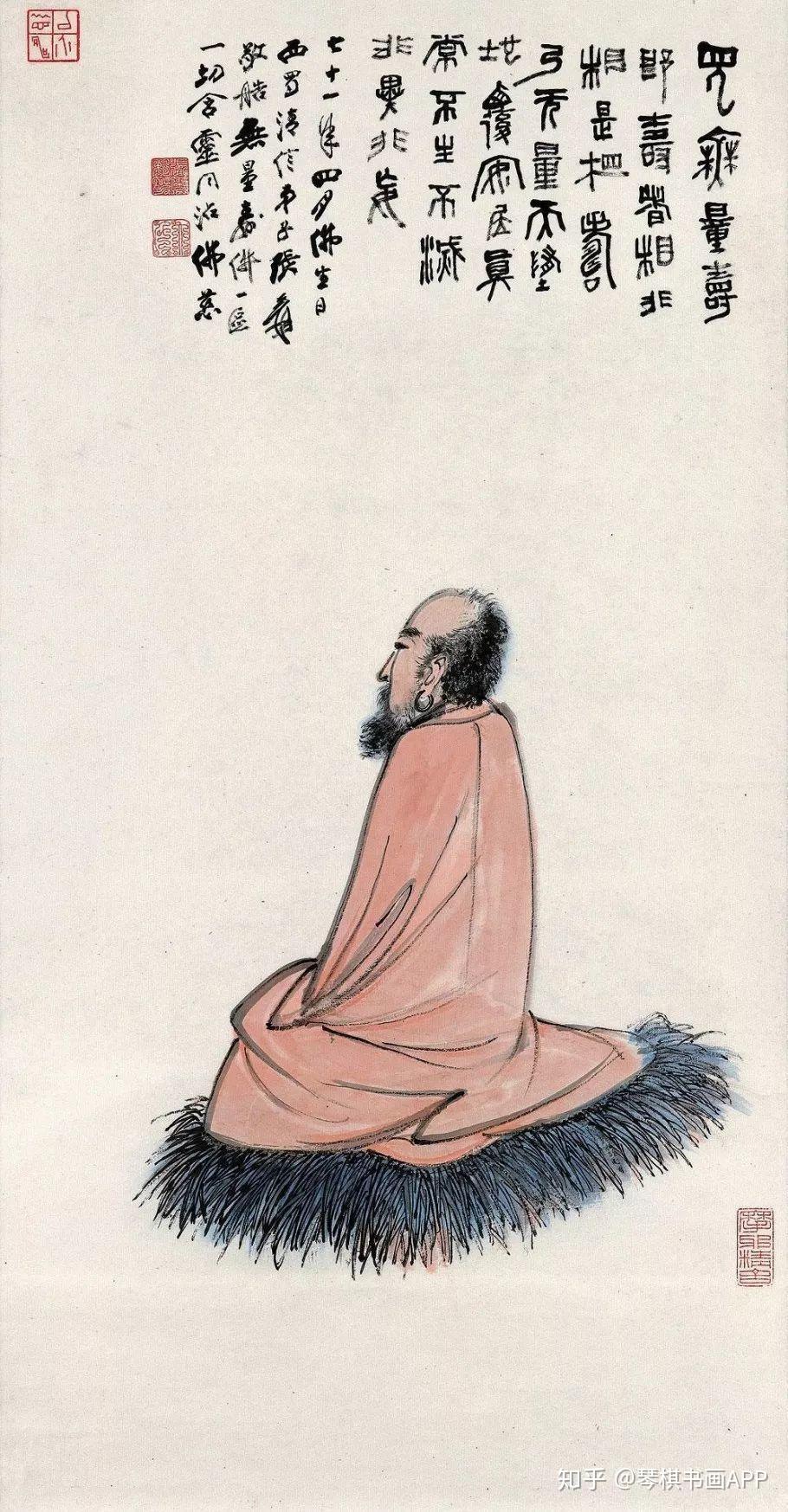 张大千画佛像，佛光普照阿弥陀佛！ - 知乎