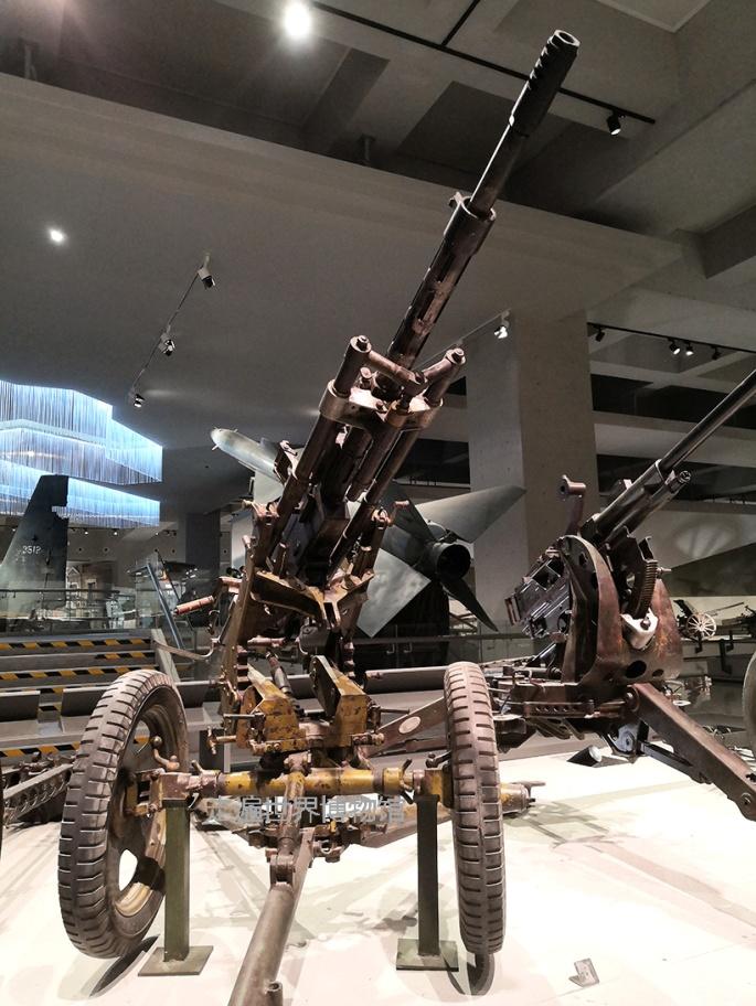 军事博物馆看展中外高射炮机关炮集锦见到传说中的十星高射炮
