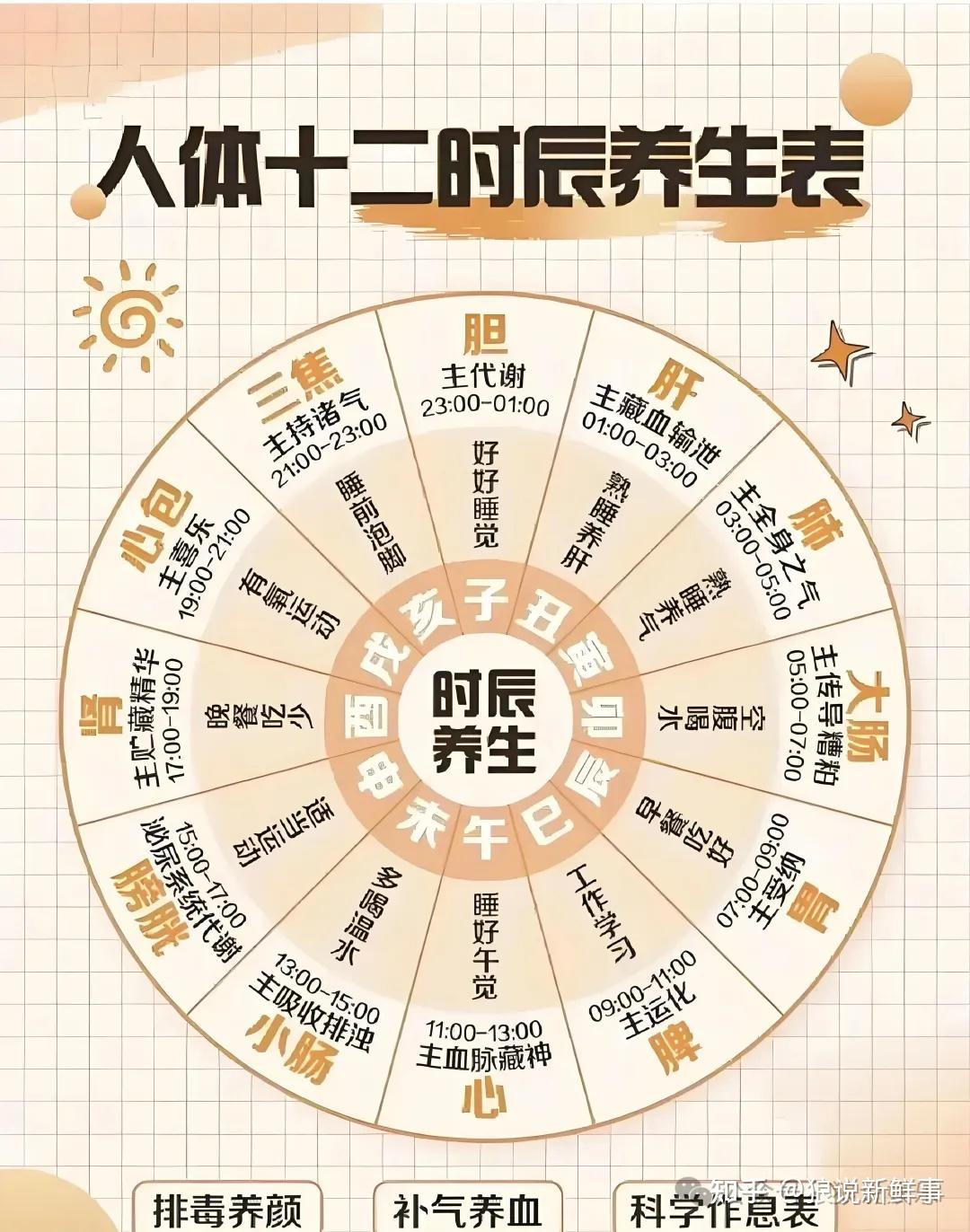通过十二时辰对照表,了解古人的作息与养生规律 - 知乎