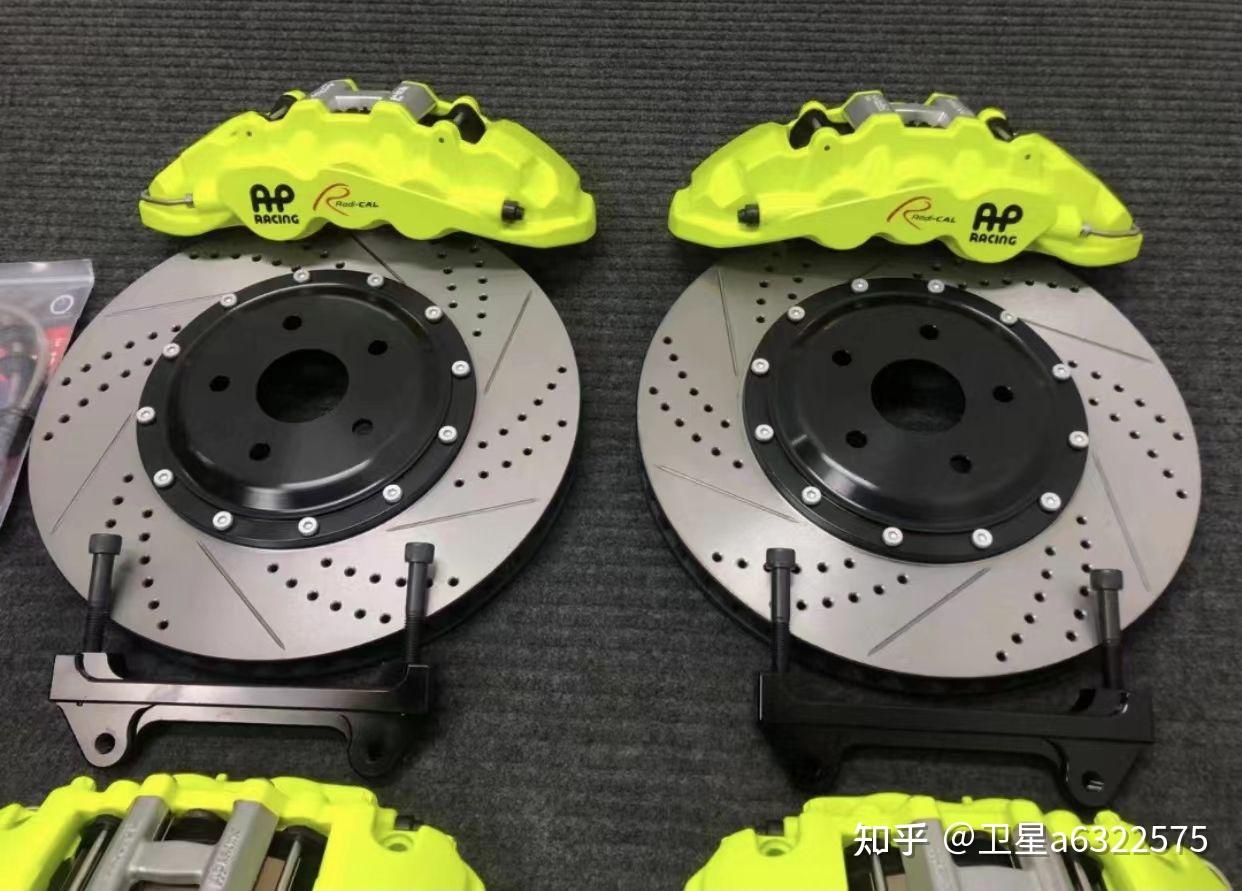 (埃尔法刹车改装)ap85前6后4套装,定制荧光黄卡钳颜色 - 知乎