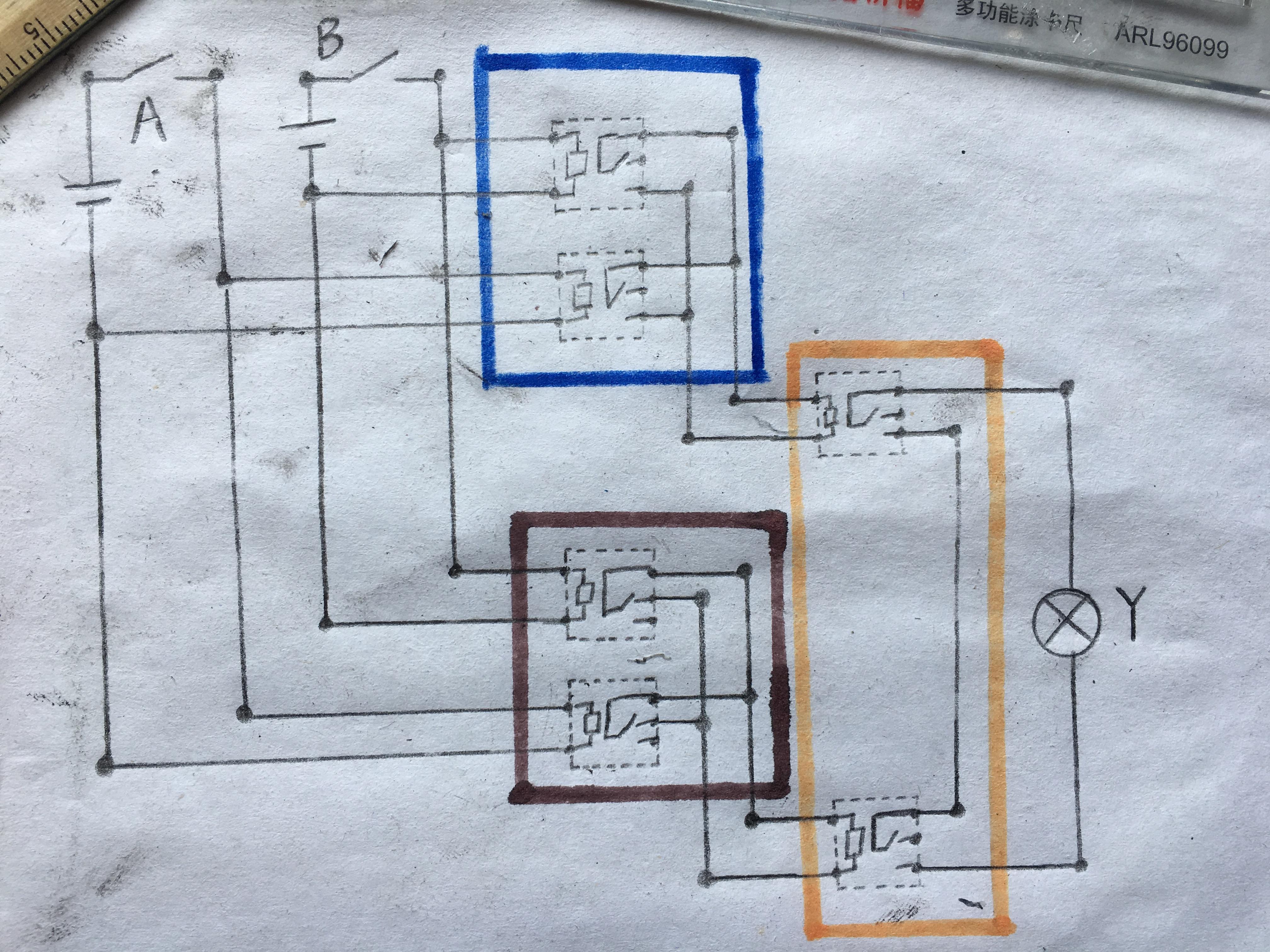 怎样用电路符号表示异或门