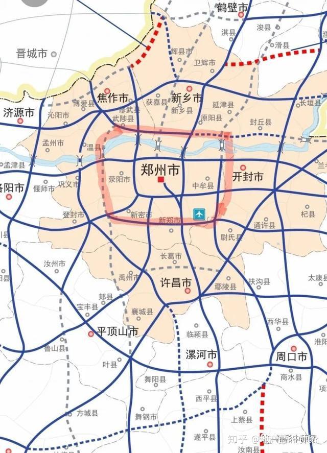 新密限行路段地图图片