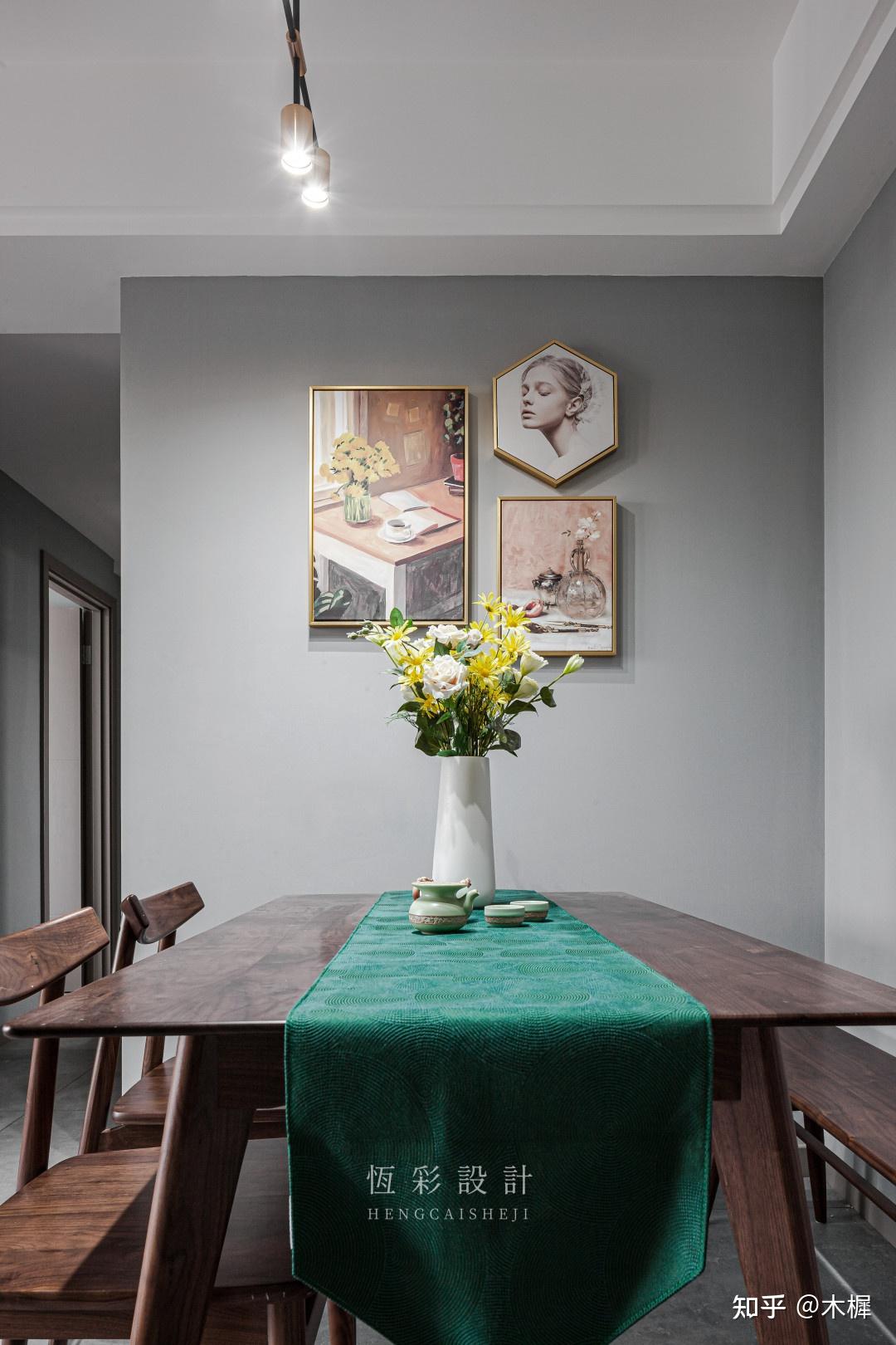 89㎡复古北欧风来为夏天选个颜色