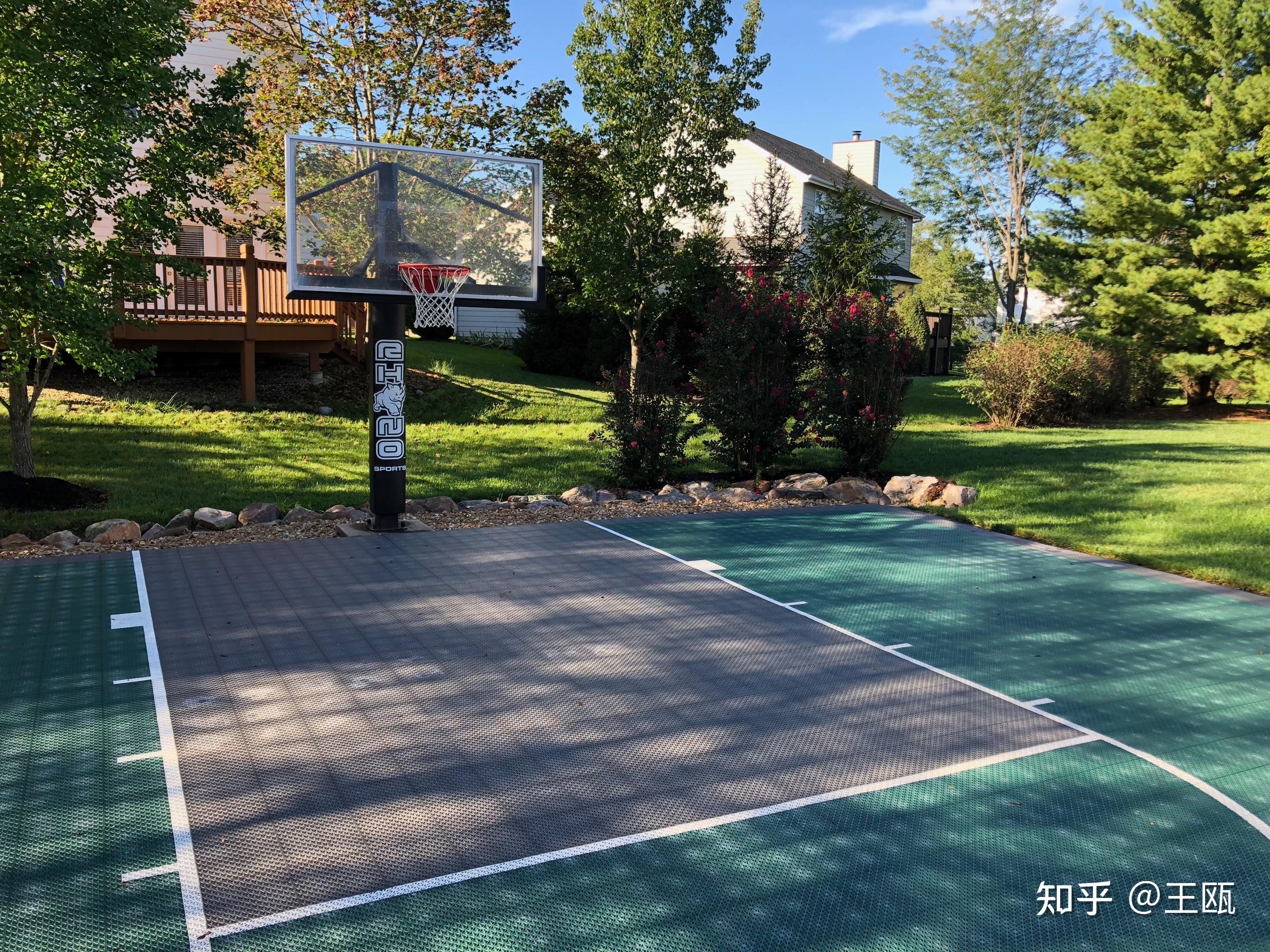 家中院子里有篮球框是什么体验