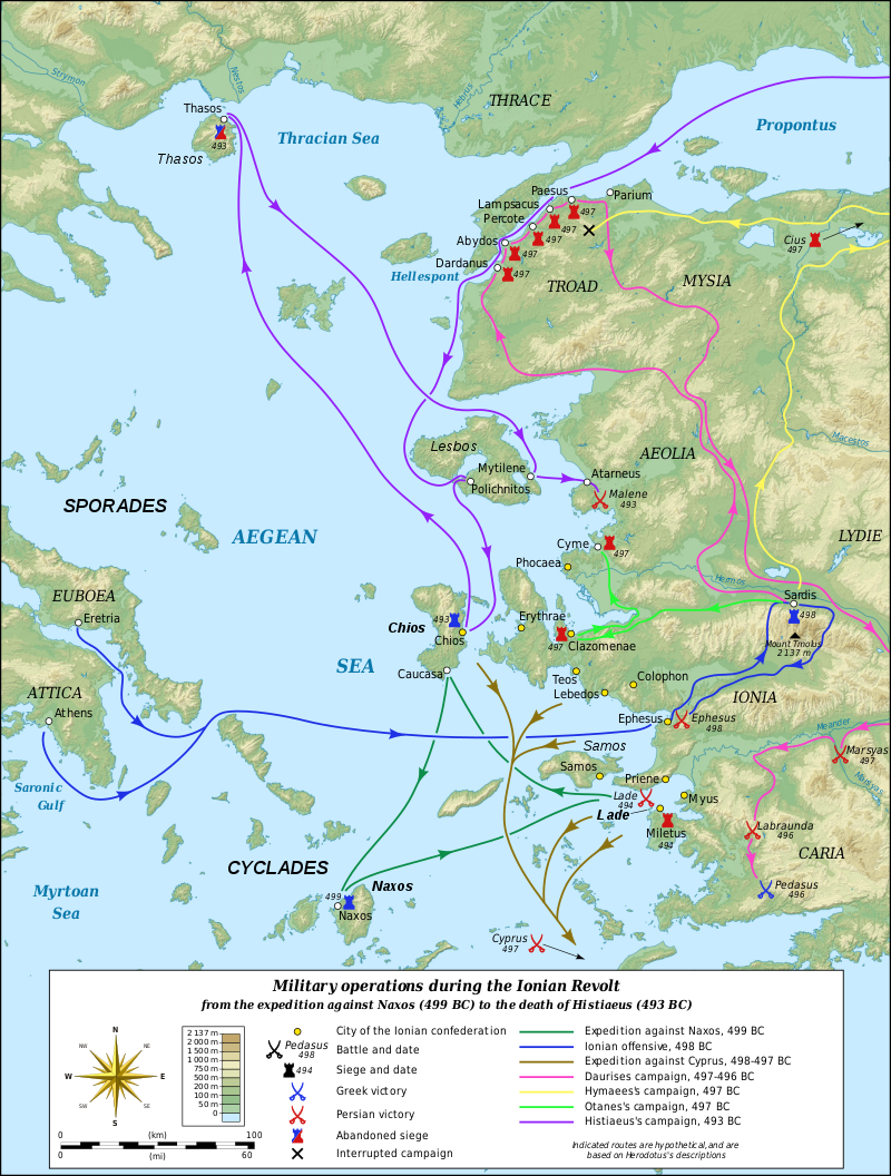 爱奥尼亚地区地图图片