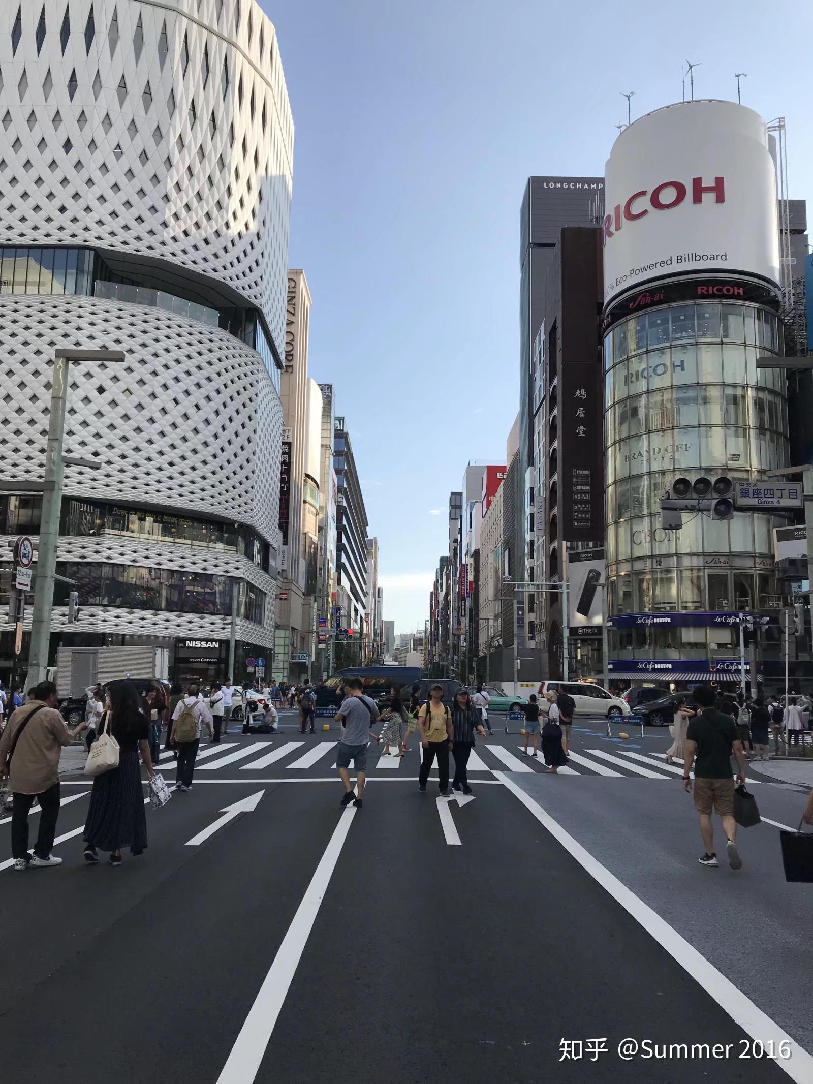 日本东京银座街景图片图片