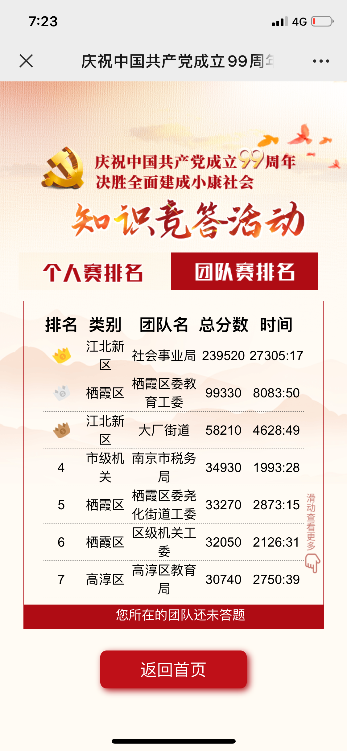 党建党史知识竞答活动小程序 党建党史知识竞答活动小程序