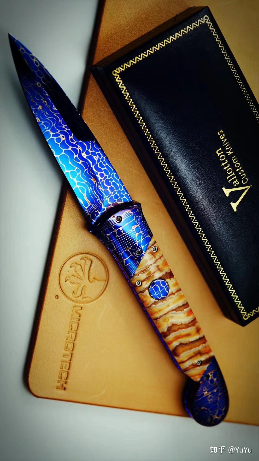 美国abs刀匠valloton最长的侧跳刀赌徒