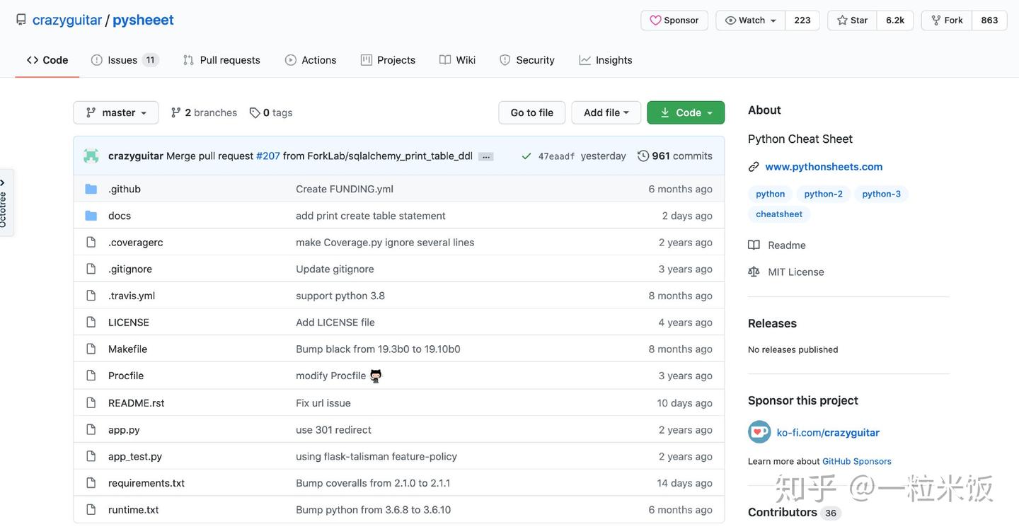 Github上大神总结的Python学习路线 - 知乎