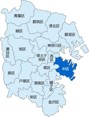 日本横滨地理位置图片