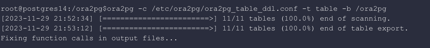 基於ora2pg遷移oracle19c到postgresql14