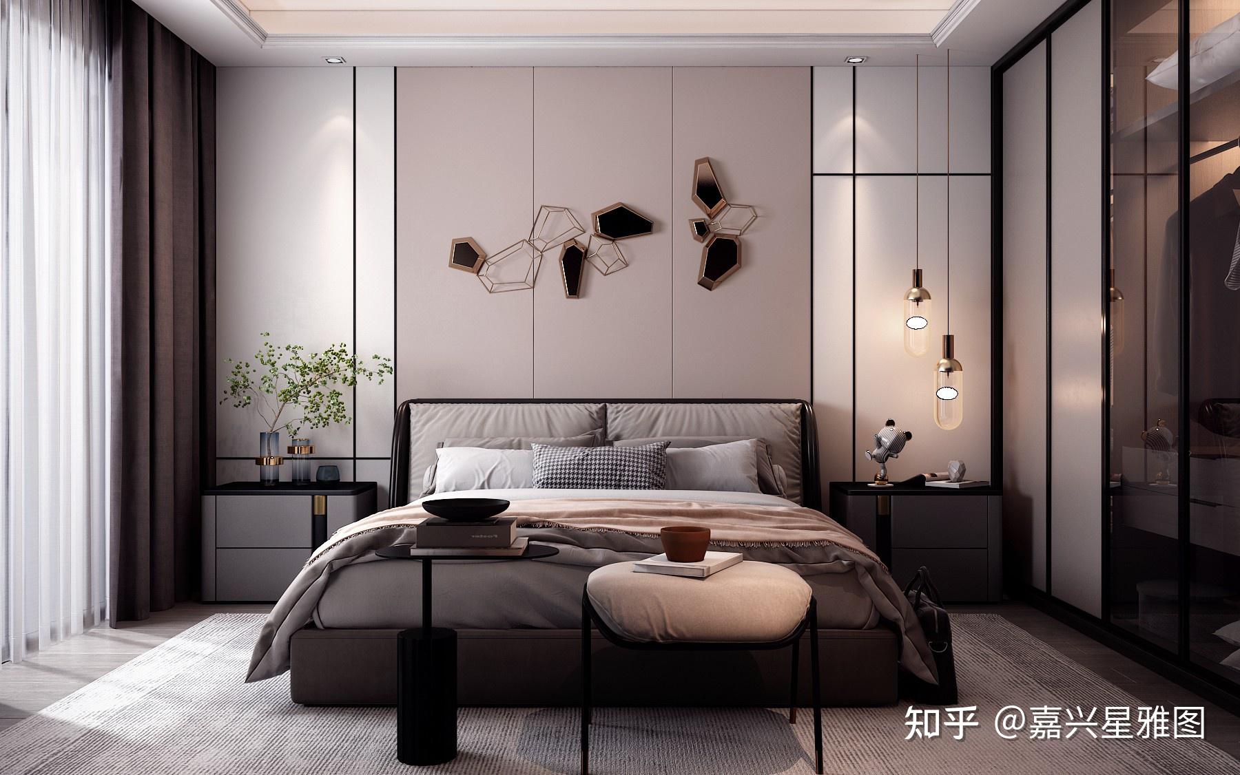 星雅图集成墙板卧室背景墙效果图分享