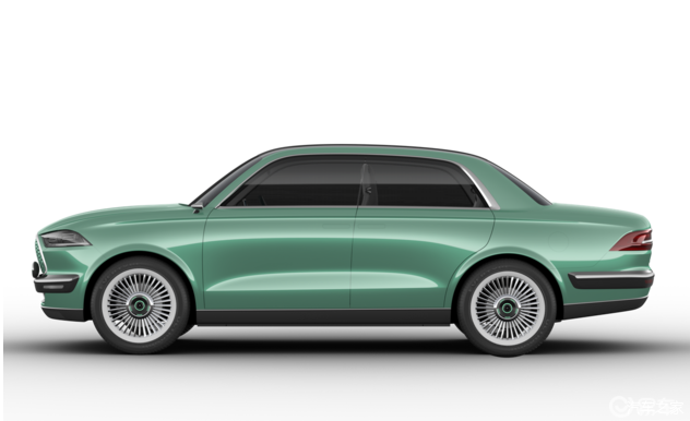 北京车展欧拉潮派概念车绿色复古新潮澎湃