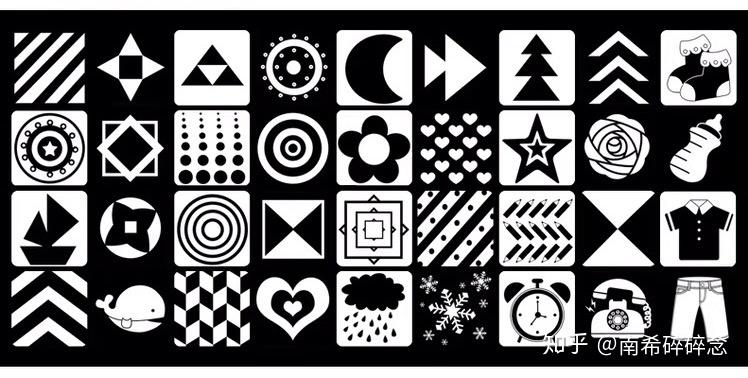 diy黑白卡给宝宝一个丰富的黑白世界吧