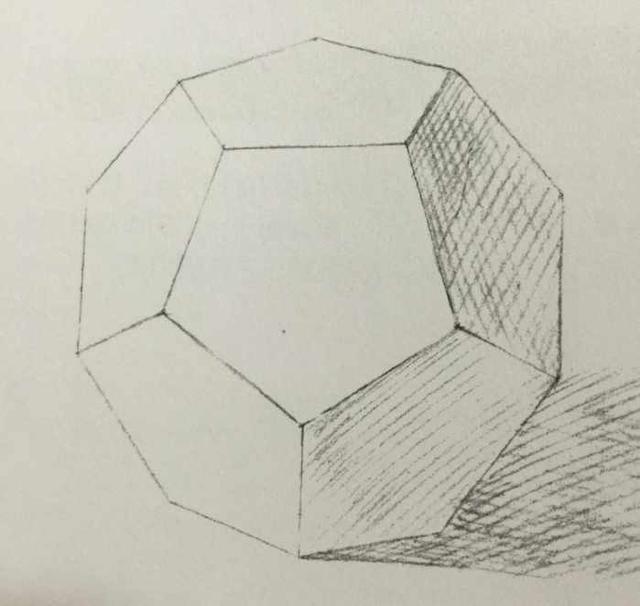 素描几何体中的十二面体怎么画？ - 知乎