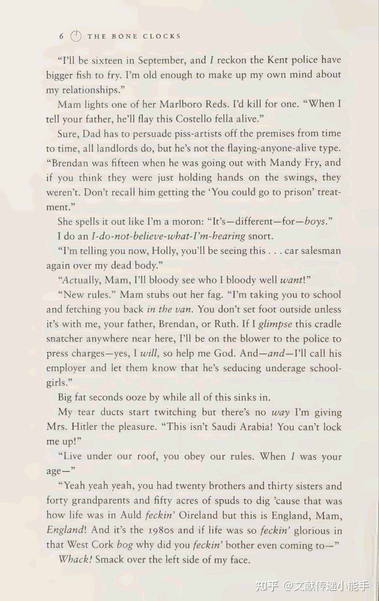 大卫·米切尔,骨钟,英文版,The bone clocks：a novel by Mitchell David 知乎