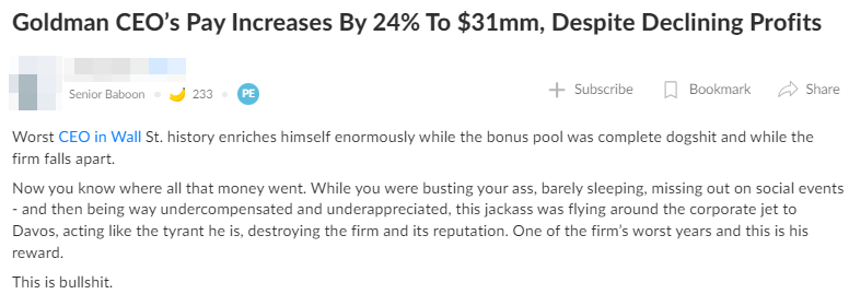 高盛ceo涨薪24整个华尔街都怒了